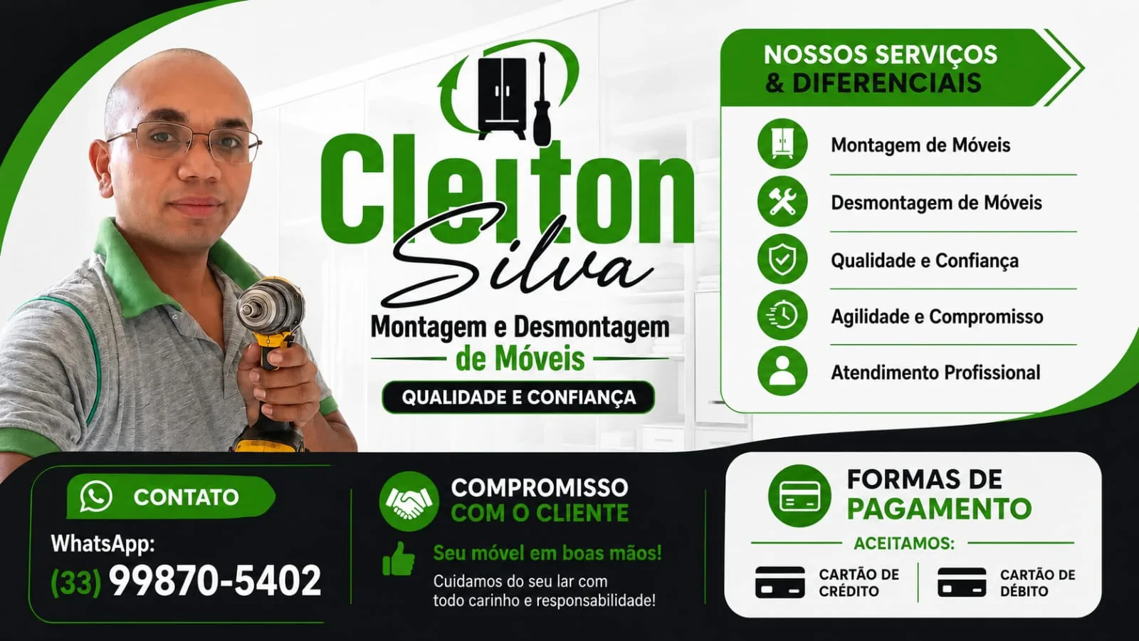 Cleiton Silva - Montador de Móveis